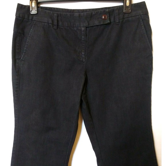 INC International Concepts Women's Flared Leg Jeans Size 14 Navy Dark Wash Denim - Picture 2 of 11